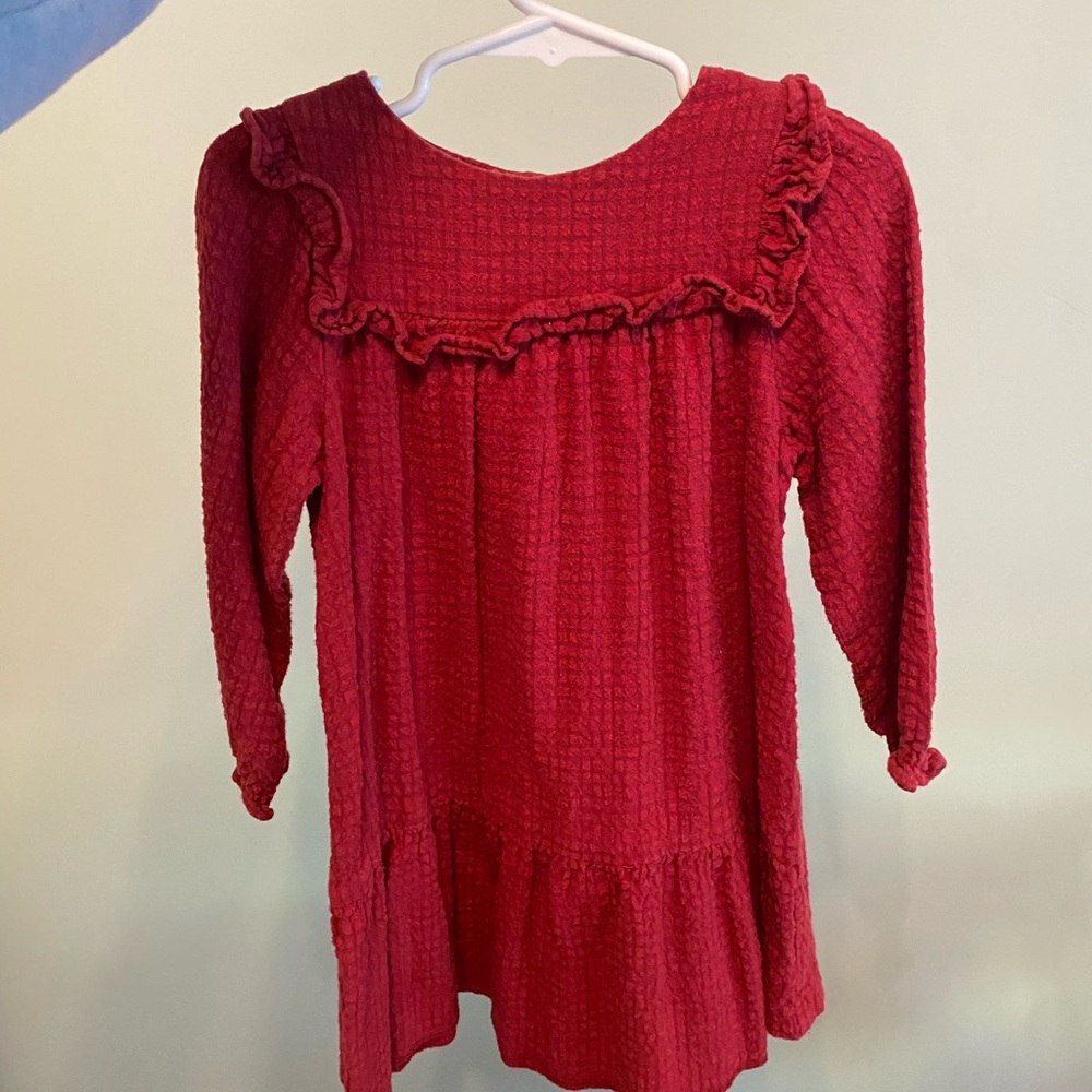 Red Zara dress